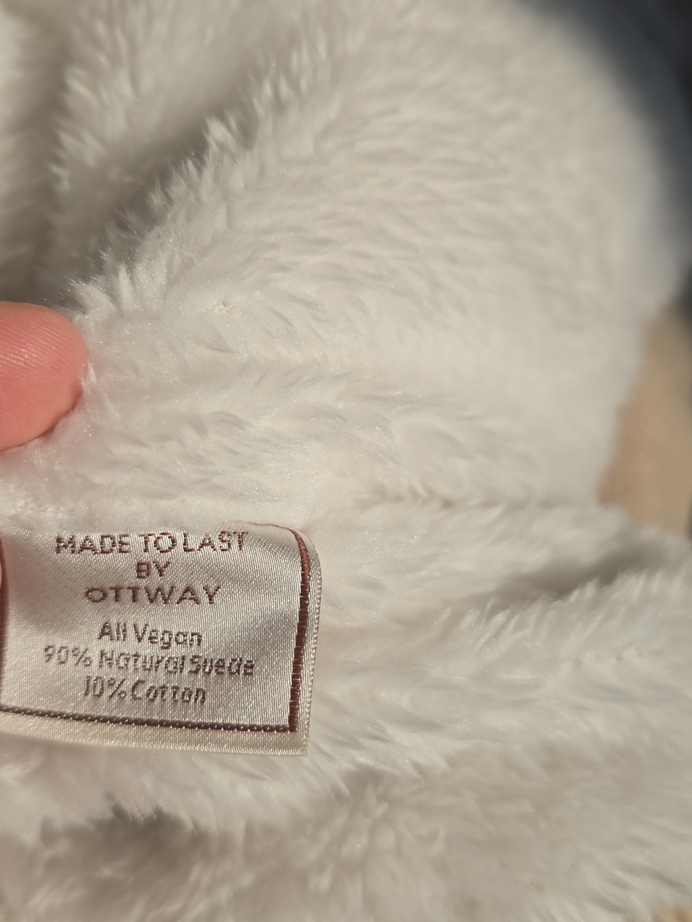 Oversized Beige Teddy Jacket with Aztec Detail - Picture 10 of 13